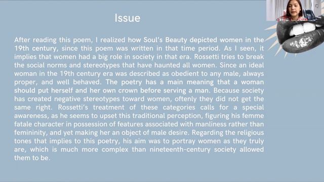 Female Representation in the 19th Century Behind the Soul’s Beauty by Dante Rossetti смотреть онлайн