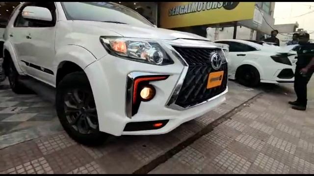Toyota Fortuner LX570 Lexus NKS Body Kit | Old Model Shape to Lexus Look | First Time In Pakistan смотреть онлайн