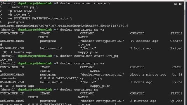 Setup Postgres Database - Docker Cheat Sheet смотреть онлайн