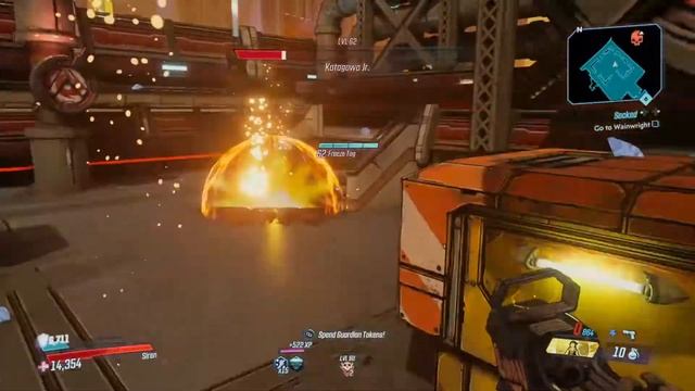Borderlands 3 - Katagawa Jr - Mayhem Level 2 - Hazardous Thunderball Fists смотреть онлайн