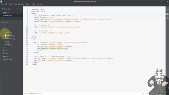 Bootstrap 4.0 Tutorial #9 - Creating Navigation Bar смотреть онлайн