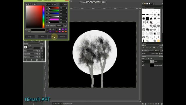 How to draw in GIMP | Drawing in GIMP in computer смотреть онлайн