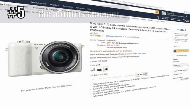 5 reasons why the Sony a5100 is a better video camera than the a6000 смотреть онлайн