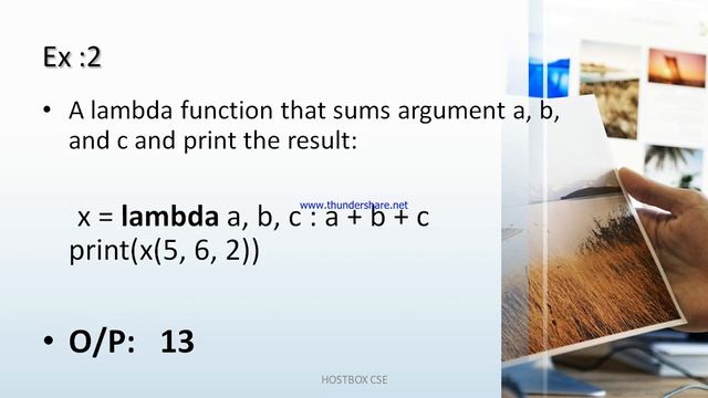 Lambda in Python/lambda in advanced python смотреть онлайн