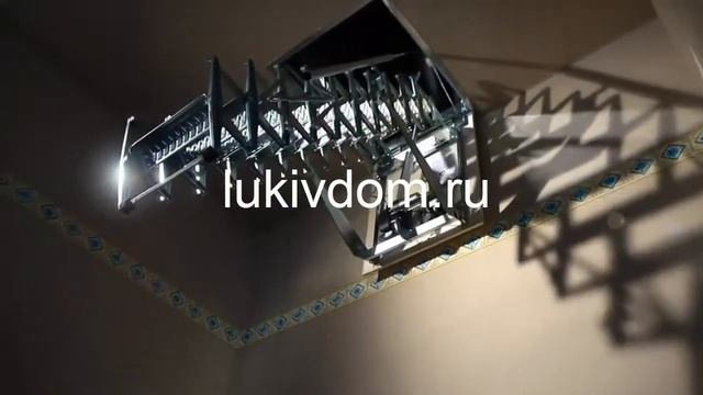 Лестница Fantozzi Sofitta ножничная с электроприводом