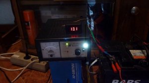 Запуск ЗУ Вымпел-325 - оборудованным циклическим режимом зарядки.