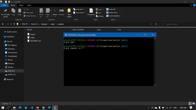 GIT | GITHUB: 5. Add Commit Push Bagian 1 (Melalui Git Bash) смотреть онлайн