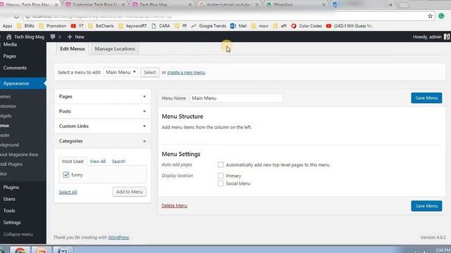 How to create simple and mega menu in wordpress in hindi смотреть онлайн