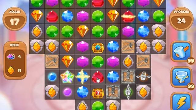 Праздник Весны 24 уровень [Сокровища Пиратов бонусный мир 2021] - Spring Holiday Level 24 смотреть онлайн