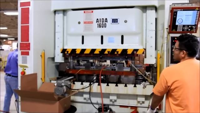 AIDA NS2-1600 (1NL) DOUBLE CRANK STRAIGHT SIDE PRESS смотреть онлайн