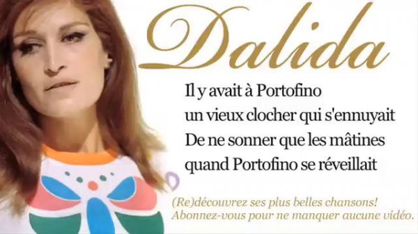 Dalida - Love in Portofino - Paroles (Lyrics)