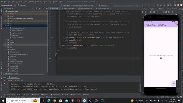 Flutter Firebase Integration: Authentication and Introduction | Flutter Bootcamp 2023 || Part 1 смотреть онлайн