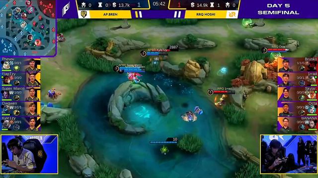 ¡RRQ HOSHI SACA LAYLA CONTRA EL CAMPEON DEL MUNDO! AP BREN vs RRQ HOSHI | MOBILE LEGENDS смотреть онлайн