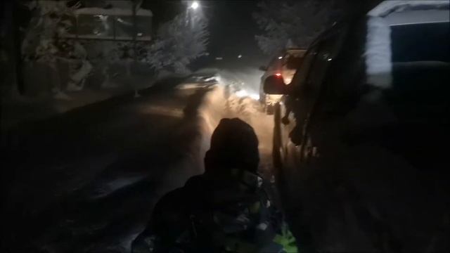 #СНЕГ#ЗАЗ#ЧЕРОКИ#АМАРОК едем в Анастасиевку. МНОГО СНЕГА. смотреть онлайн