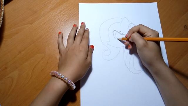 Как нарисовать пони Флатершай карандашом поэтапно. Школа Рисования - School of Drawing. 1 часть смотреть онлайн