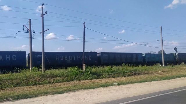 Грузовой поезд в г. Сасово