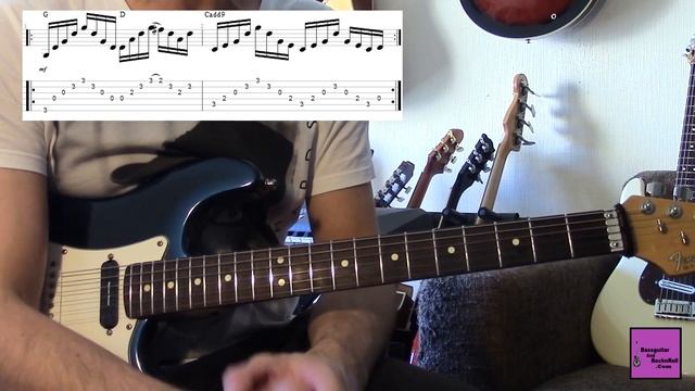Tuto guitare Rock - Knocking on heaven's door - Guns'N'Roses - Arpège style - Pédale loop +TAB смотреть онлайн