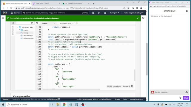 Translation app - React, AWS - part 10 смотреть онлайн