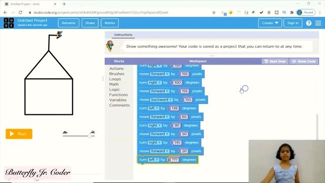 Sequences and Algorithm using Code.org | Kids Coding | Code.org tutorial for beginners | Whitehat J смотреть онлайн