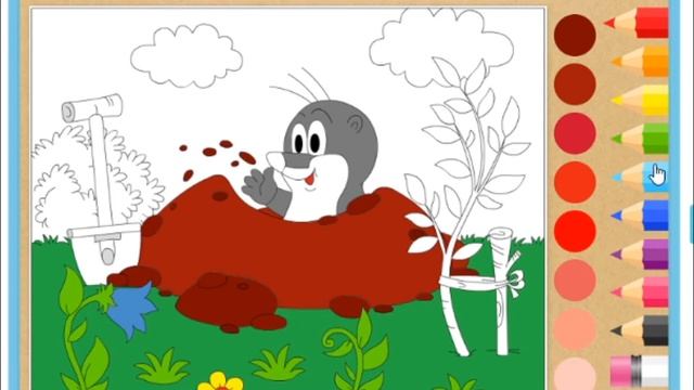 How to Draw | The mole | For kids & Как рисовать | Кротик | Для детей смотреть онлайн