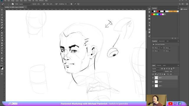 Zbrush 3D to 2D drawing! - Livestream 02/05/2019 смотреть онлайн