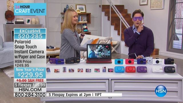 Polaroid Snap Touch Instant Camera w/Paper and Case смотреть онлайн