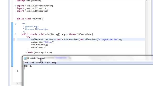 Java Programming Tutorial: 3.3 - Write to File смотреть онлайн