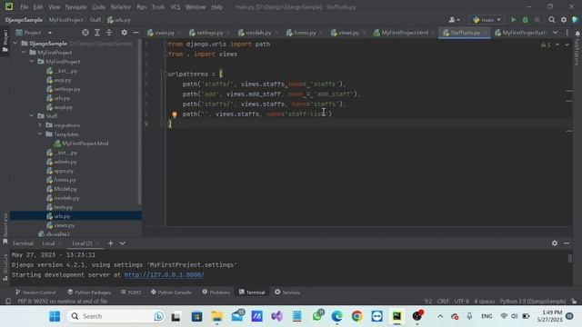 Python Django in PyCharm for Beginners and first page in Html show data, use of model , form 2 смотреть онлайн