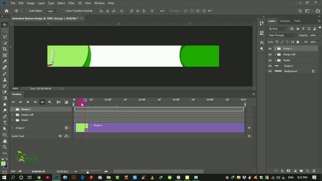 How to Make Professional Animated Banner Design in Photoshop смотреть онлайн