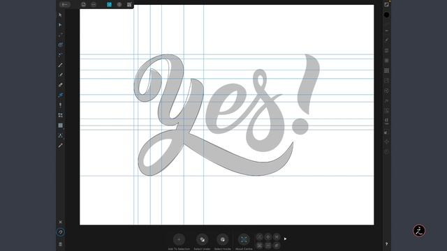 Affinity Designer Lettering | Pen Tool, Box Method смотреть онлайн