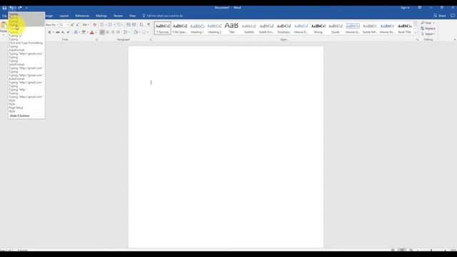 How to Undo a Mistake in Word | Undo Last Action in Microsoft Word 2010, 2013, 2016 смотреть онлайн