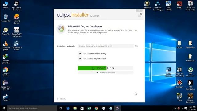 How to download and install Eclipse 2018-12 and Java Development Kit (JDK) on Windows 10 64 bit [HD смотреть онлайн