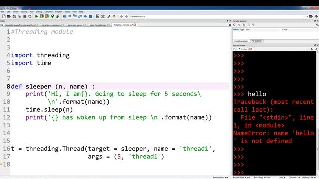 Python threading - multithreading Tutorial for beginners : part-1 смотреть онлайн