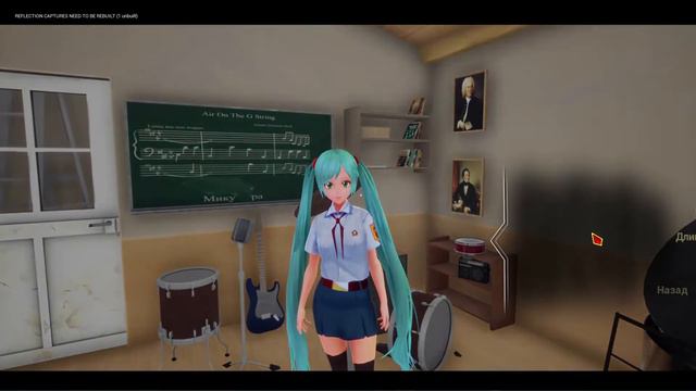 Настройка персонажа на примере Мику для игры Бесконечное лето 3D смотреть онлайн