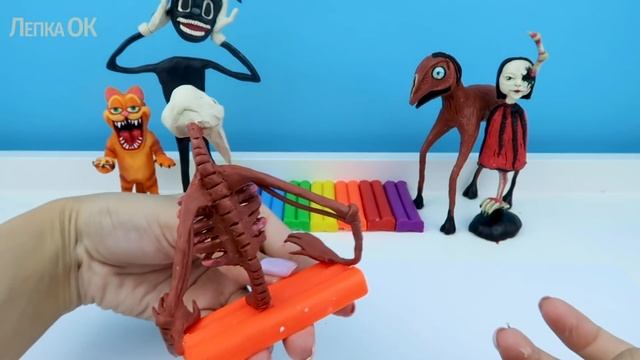 Скульптура SCP 173, Бог Дорожных Убийств | Лепим Творения Тревора Хендерсона и СЦП объект смотреть онлайн