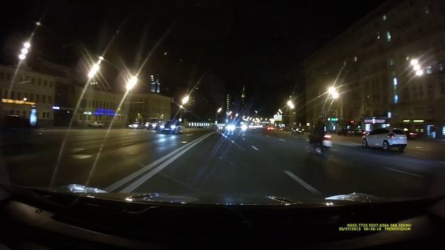 TrendVision TDR 718GP DNS night смотреть онлайн