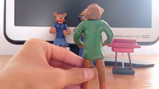 Придуманные аниматроники (маскоты), скорпион, Генри Стикмен из пластилина смотреть онлайн