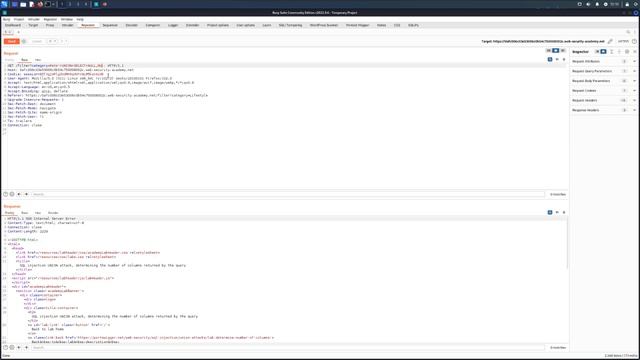 Easy Ethical Hacking: SQL Injection with Burp Suite using Union Statements смотреть онлайн