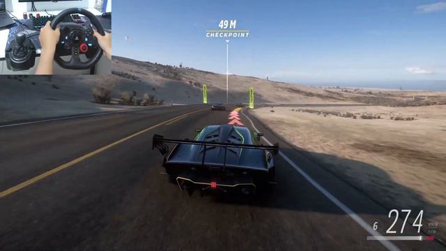 Lamborghini Essenza SCV12 - Goliath Race - Forza Horizon 5 | Logitech G29 Gameplay смотреть онлайн