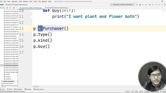Basics of python EP:40 multiple inheritance | python for beginners in hindi | python tutorial смотреть онлайн