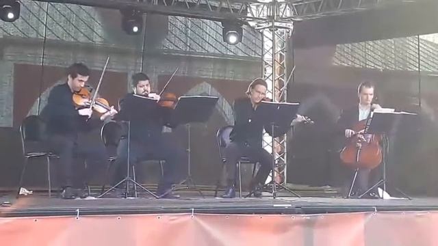 Струнный квартет Калужской областной филармонии. "Game Of Thrones - Main Title". Калуга. смотреть онлайн