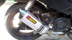 Выхлоп 180 куб. тюнинг  AKRAPOVIC