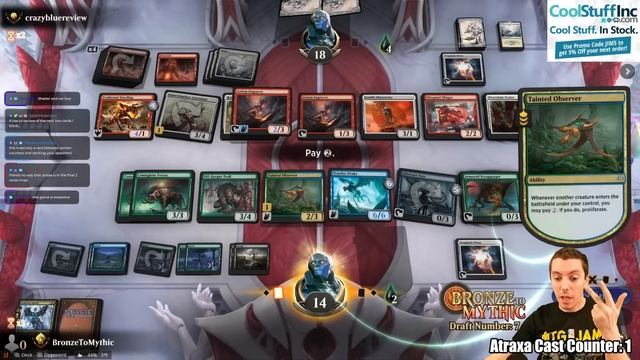 ? MTG Arena: Bronze To Mythic: Episode 7 - Starting Rank: Gold 2 (Phyrexia: All Will Be One) смотреть онлайн