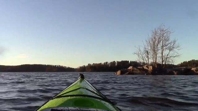 Another talkless paddletour: Short kayak touring at lake Hiidenvesi, Finland (Nov. 13th 2022) смотреть онлайн