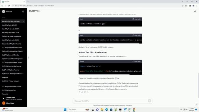anaconda python install cuda toolkit смотреть онлайн