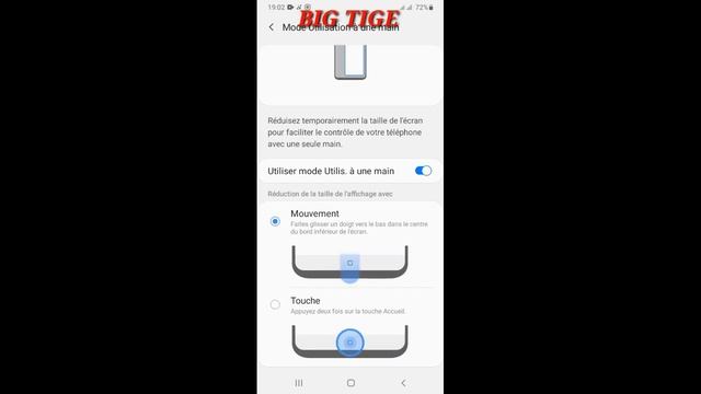 Comment activer le mode utilisation à une seule main de son téléphone смотреть онлайн