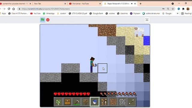 Paper Minecraft Is (minecraft 2d Griffpatch)