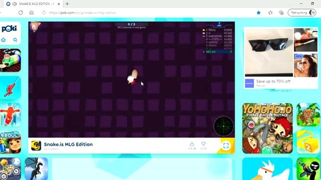 SNAKE IS MLG EDITION Play Snake is MLG Edition on Poki Personal Microsoft Edge 2021 07 20 10 смотреть онлайн