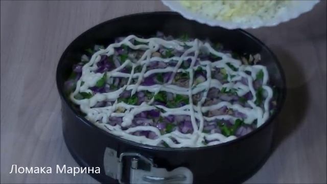 ?Вкусный ПРАЗДНИЧНЫЙ САЛАТ из консервированной горбуши смотреть онлайн