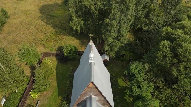 Часовня - храм в поле [Егорьевск] The chapel in the field [Egorevsk 4K drone footage, Moscow Oblast смотреть онлайн